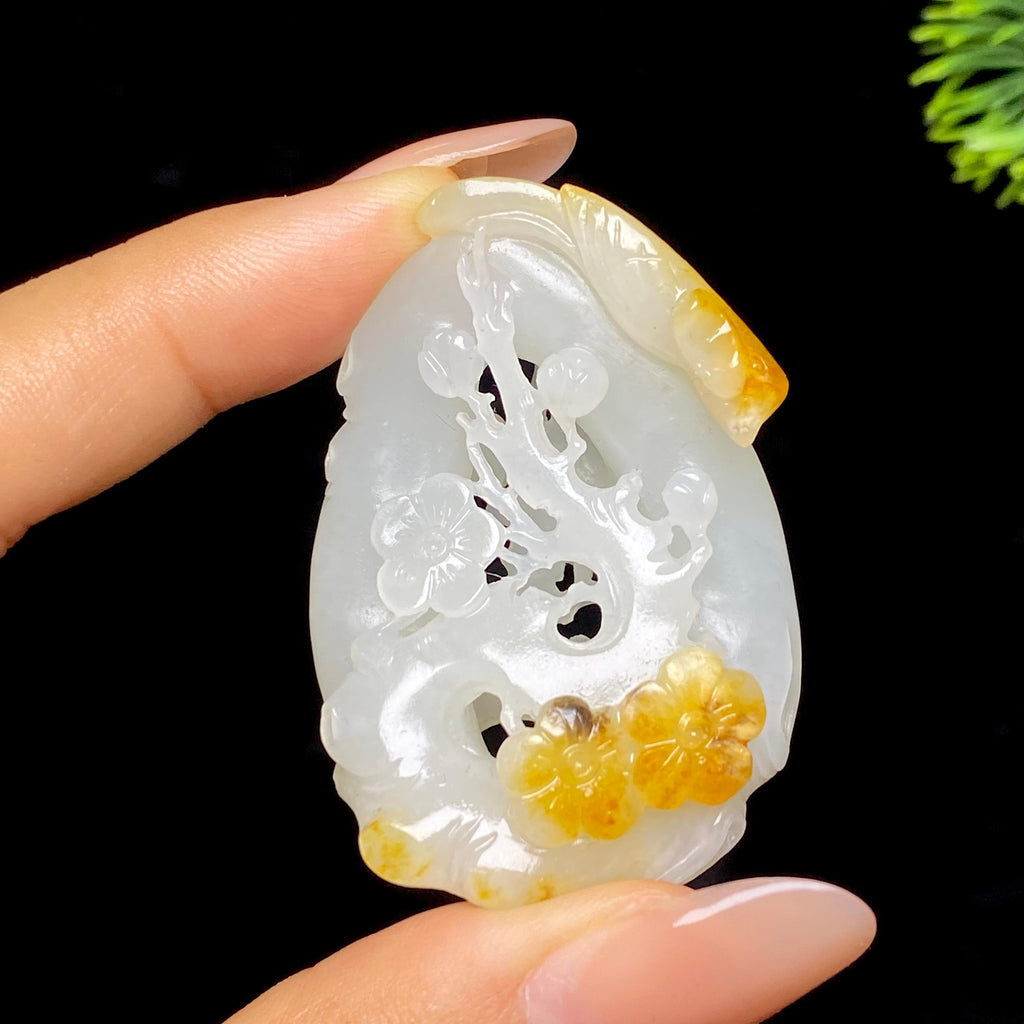 和田玉籽料喜上眉梢（29.7g）