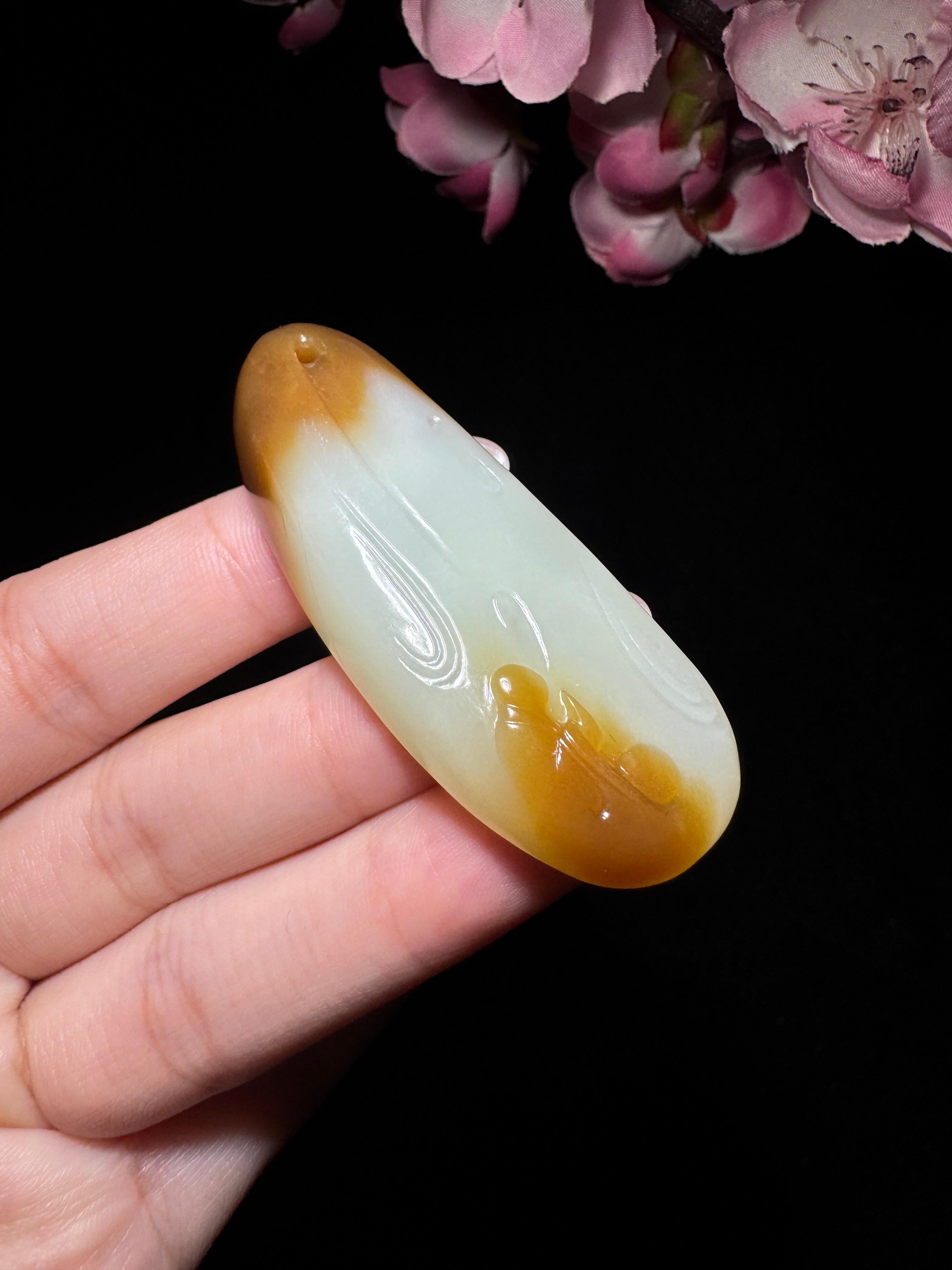 和田玉糖白玉悟道（28.8g）