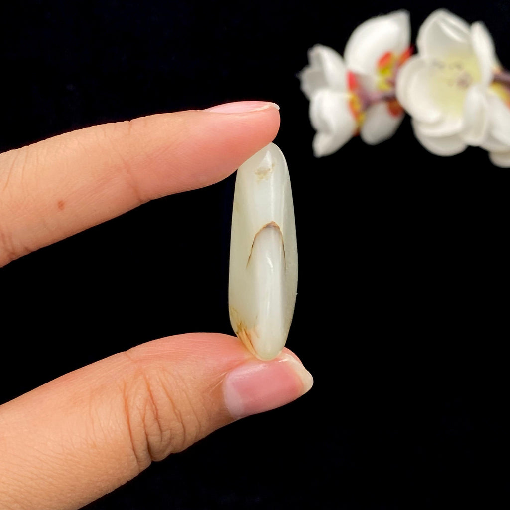 和田玉洒金皮籽料挂件（17.3g）
