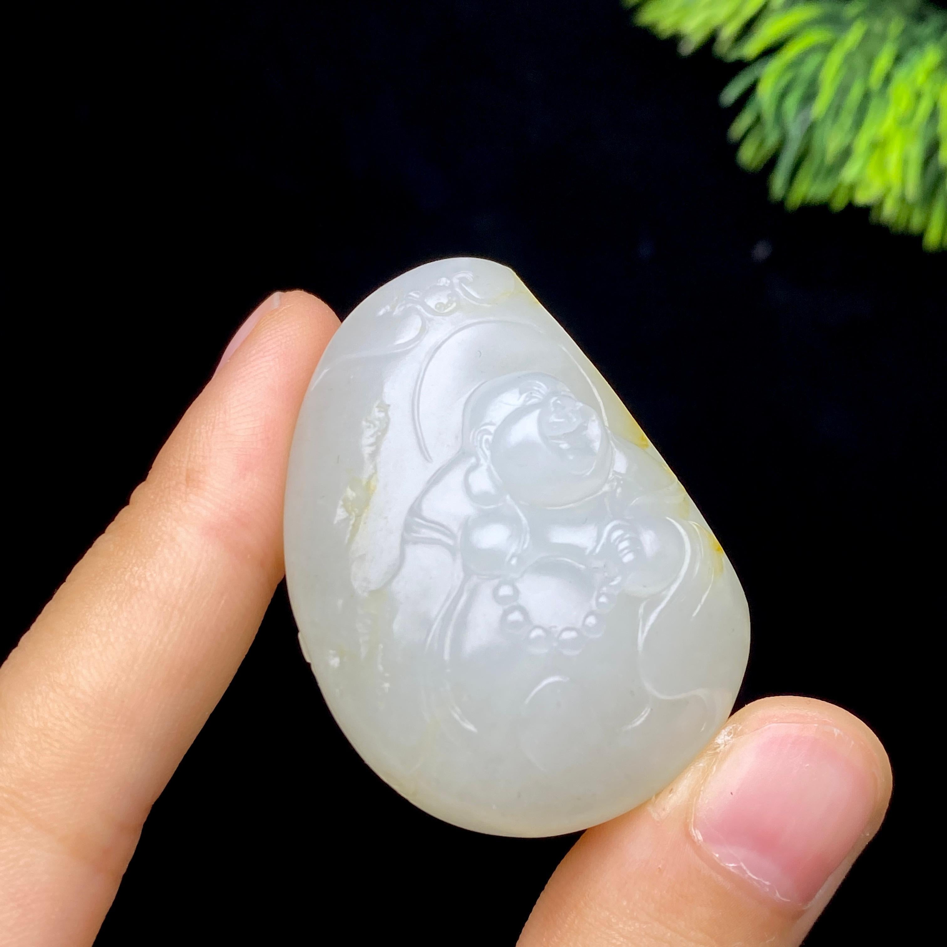 和田玉籽料佛公（42.4g）