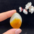 和田玉聚黄皮籽料挂件（15.1g）