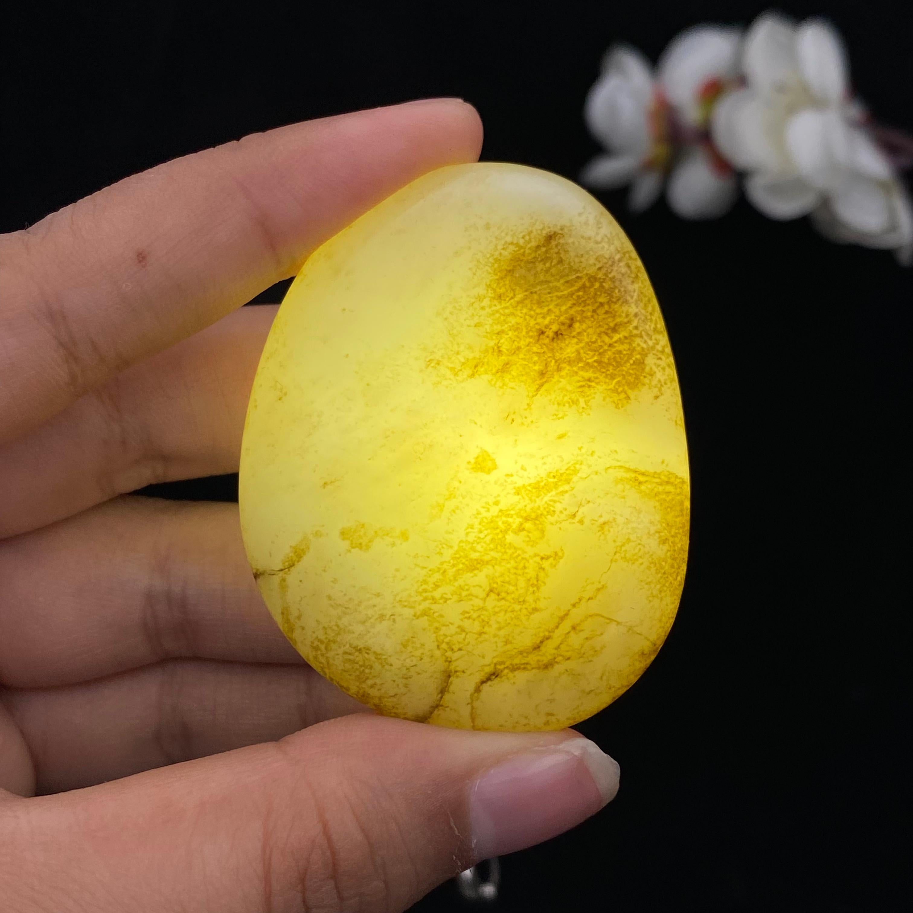 和田玉秋梨皮籽料男士挂件（56.7g）