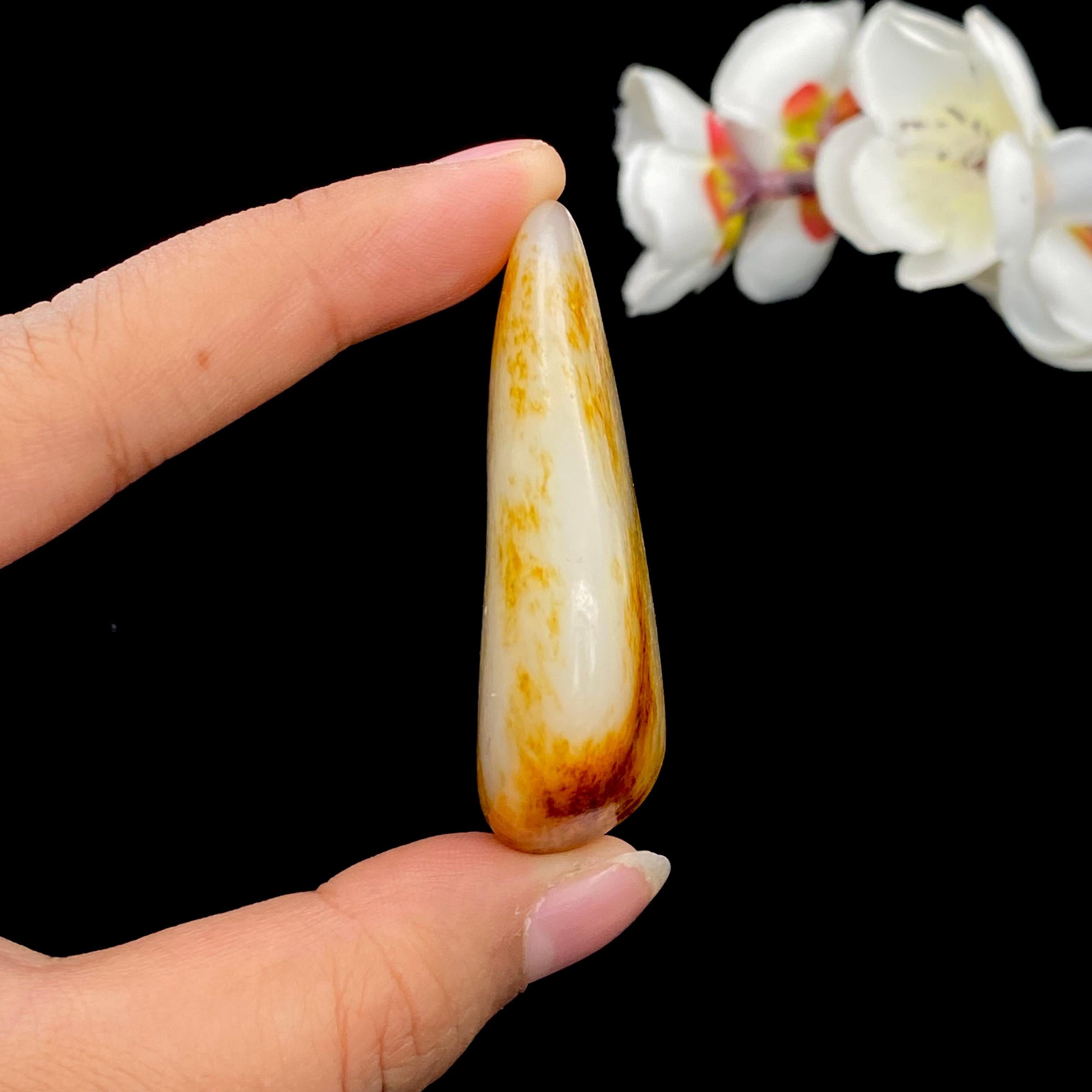 和田玉洒金皮籽料原石（39.5g）