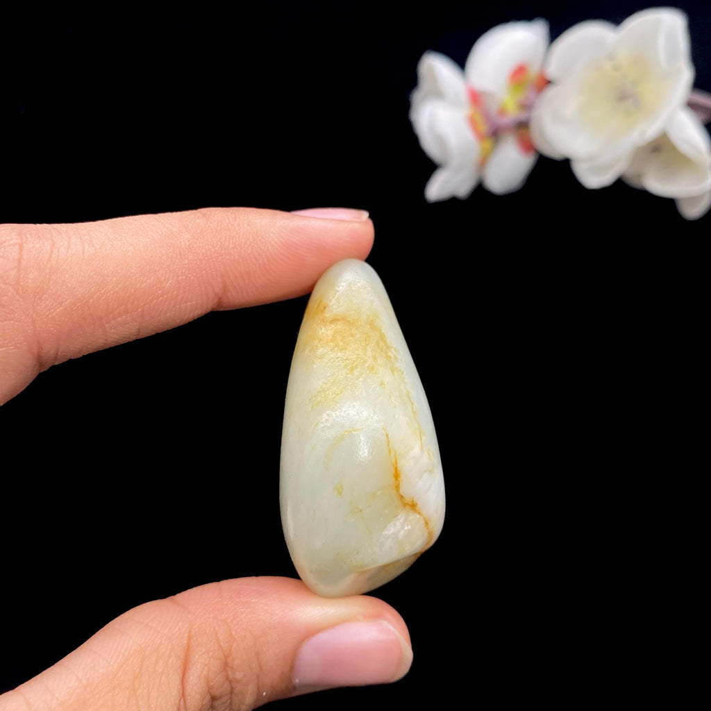 和田玉黄皮籽料挂件（51.3g）
