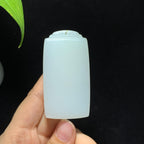 和田山料白玉无事牌挂件（56.4g）