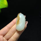 和田山料糖白玉达摩挂件（31.2g）