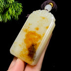 和田玉籽料无事牌（73.6g）