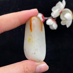 和田玉点墨青花籽料（37.8g）