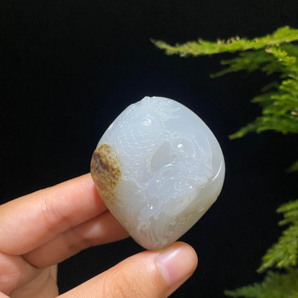 和田玉籽料龙（62.4g）