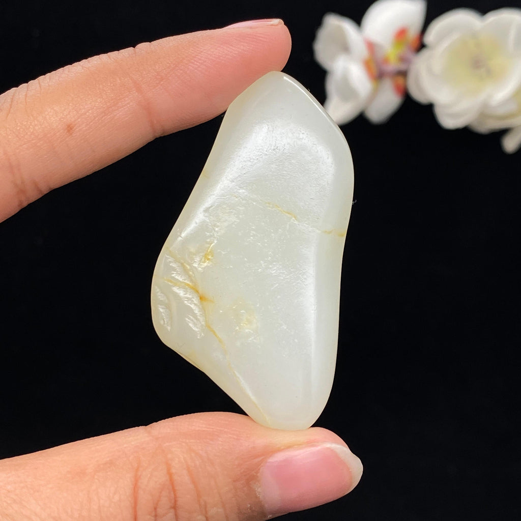 和田玉白玉籽料挂件（24.8g）