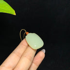 和田山料黄口无事牌挂件（17.3g）