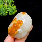和田玉籽料和气生财（52.9g）