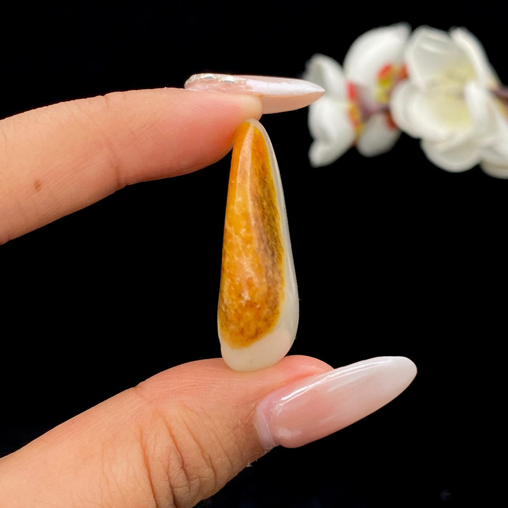 和田玉聚黄皮籽料吊坠籽（14.8g）