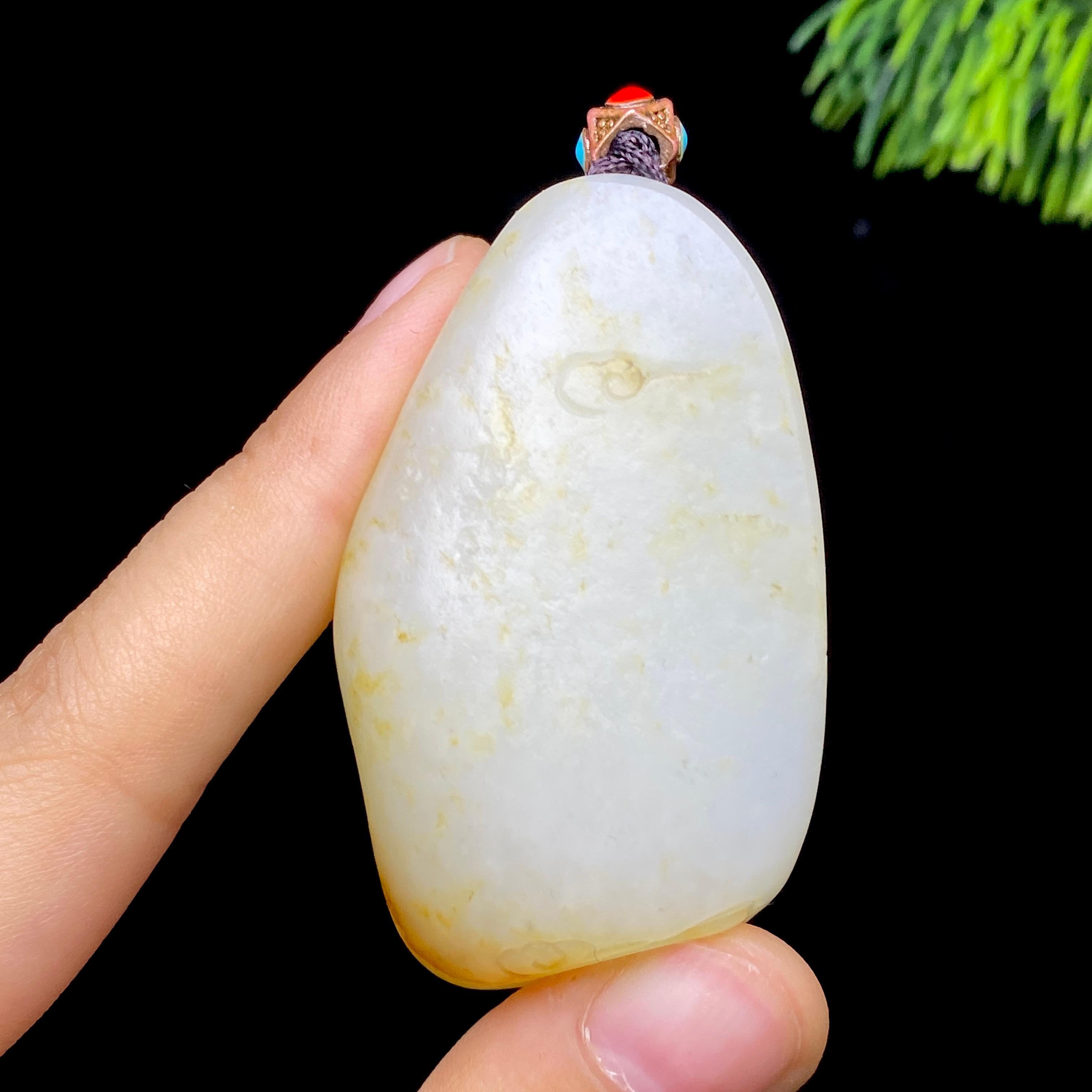 和田玉籽料观音（47.1g）