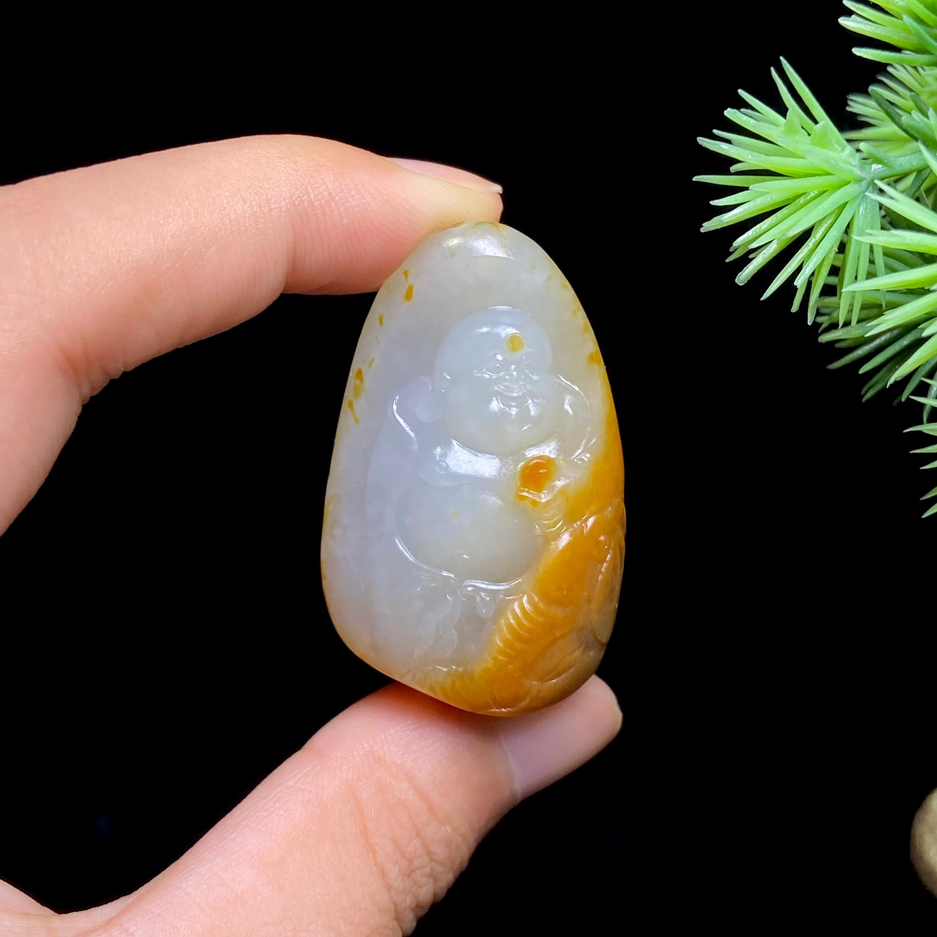和田玉籽料独籽佛公（20.2g）