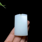 和田白玉无事牌（46.6g）