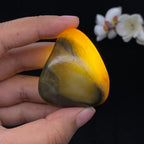 和田玉黄沁皮青花籽料挂件（48.6g）