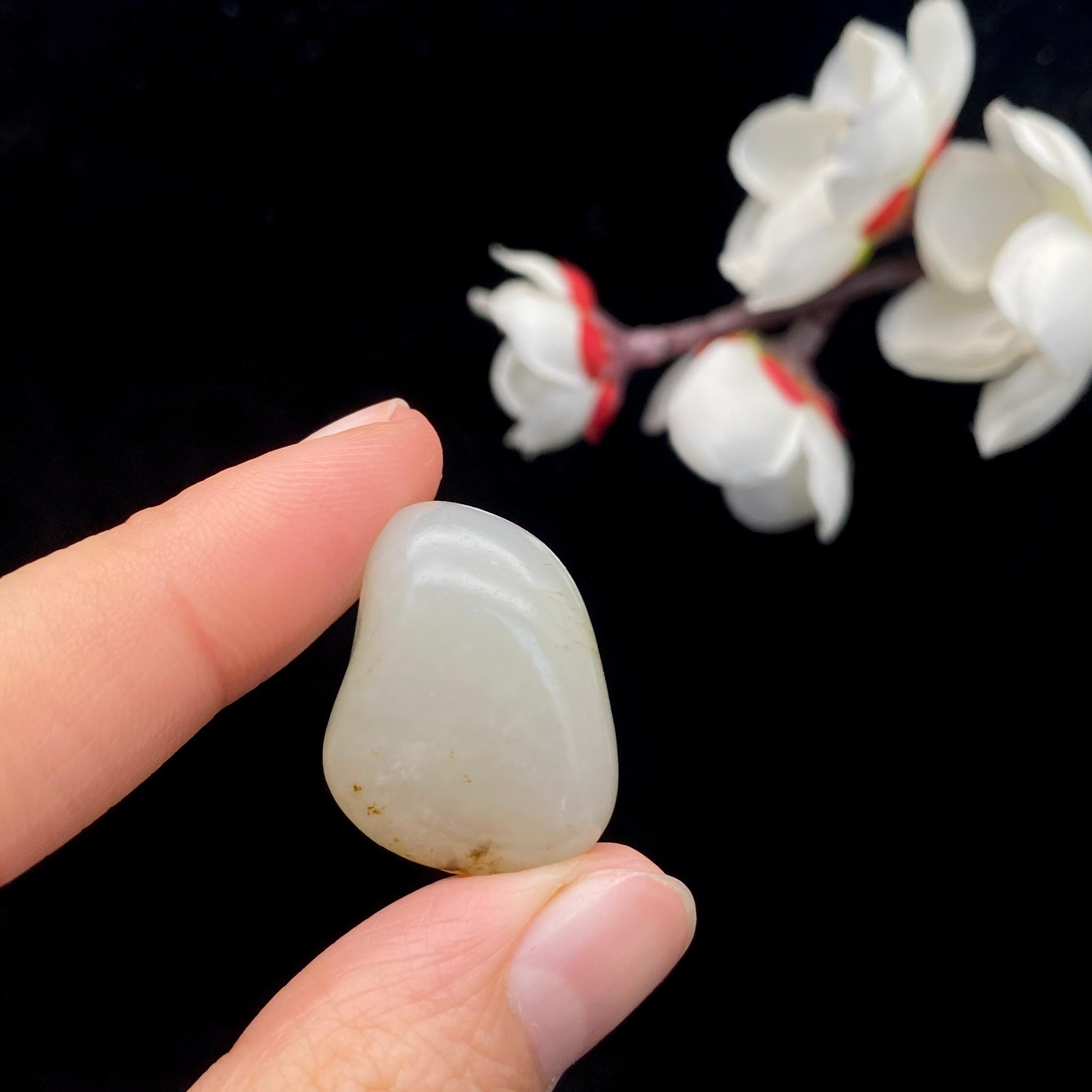 和田玉秋梨皮籽料吊坠籽（9.7g）