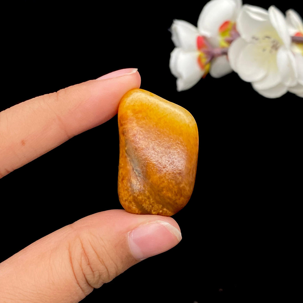 和田玉黄沁皮籽料挂件（19.2g）