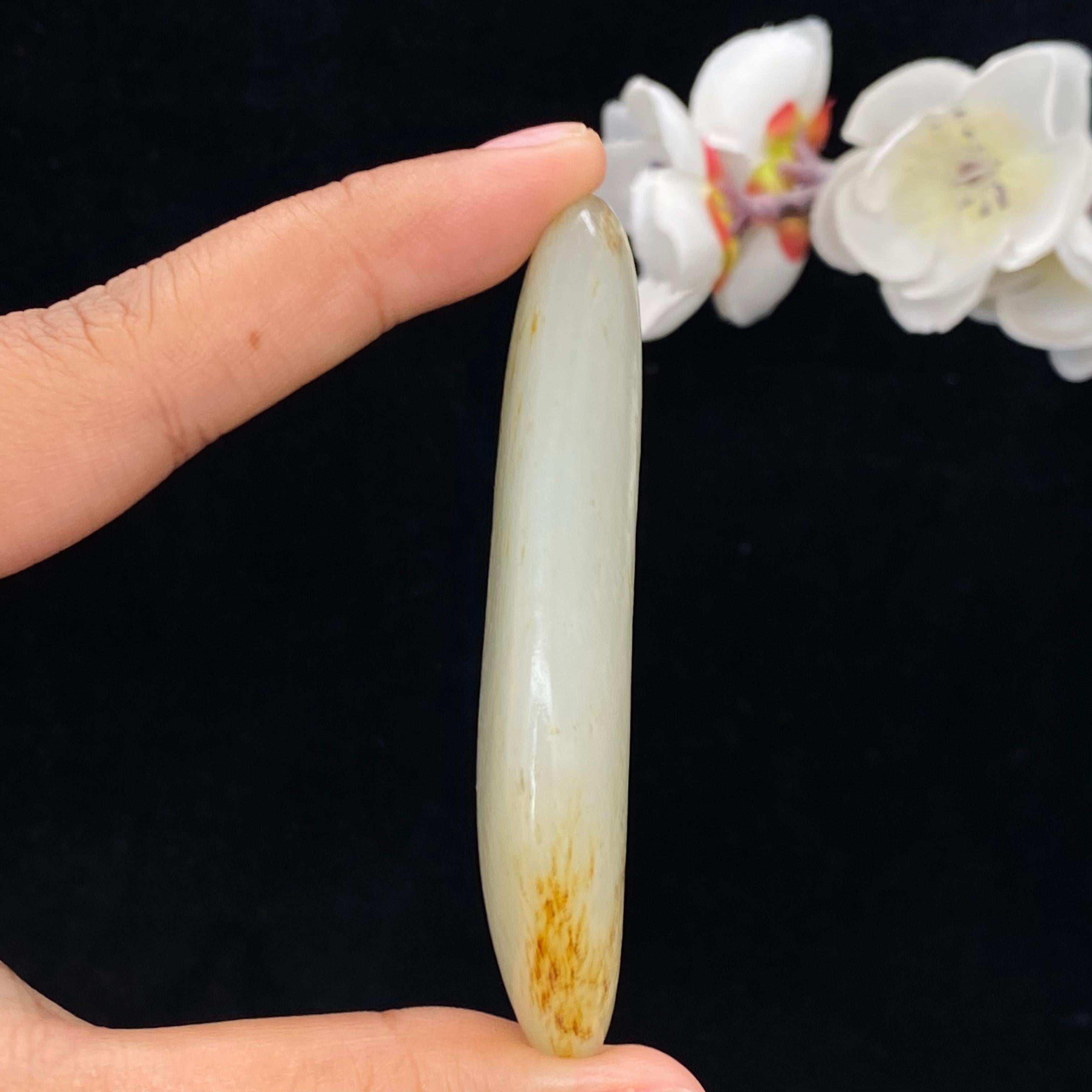 和田玉洒金皮籽料挂件（40.2g）