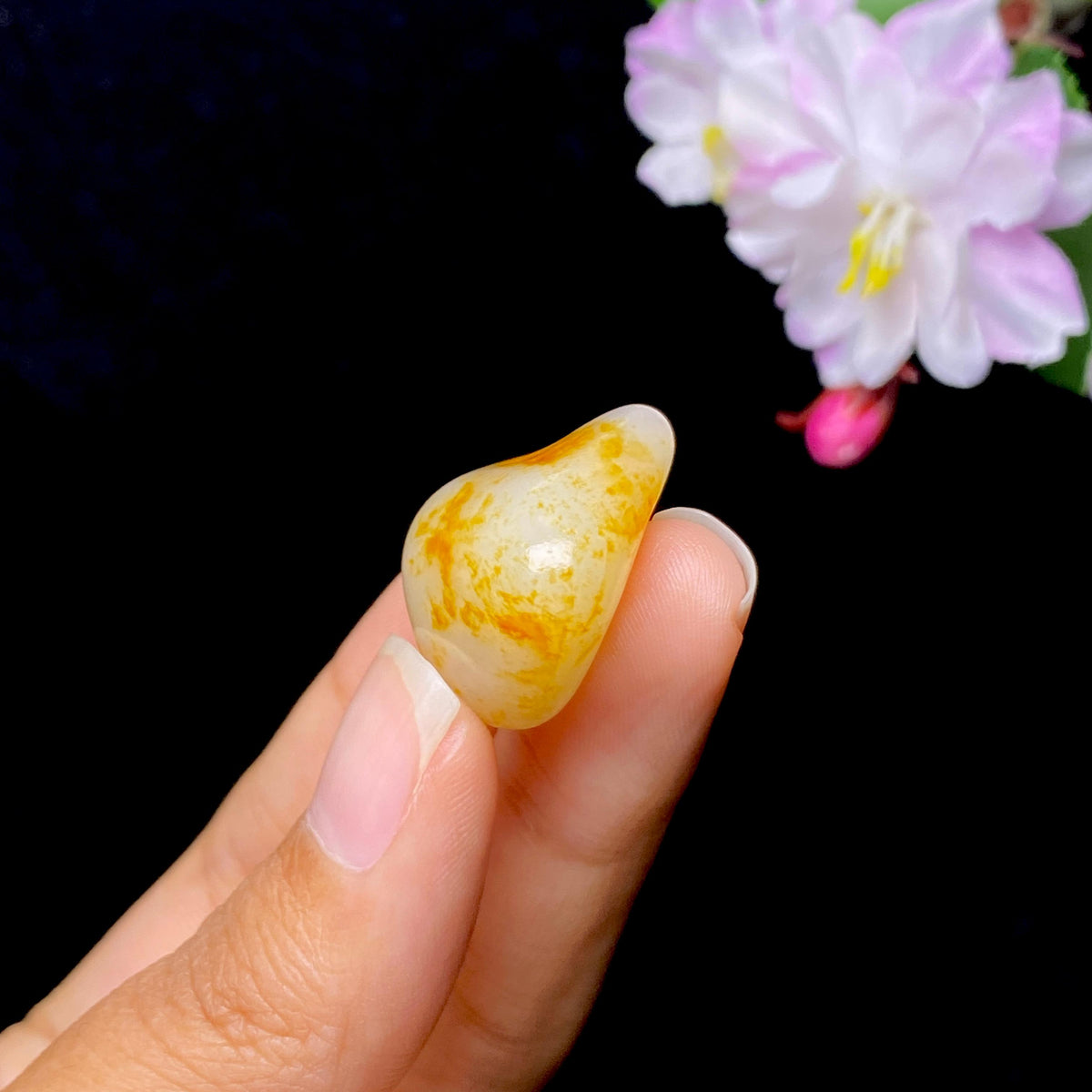 和田玉洒金皮籽料挂件（9.66g）