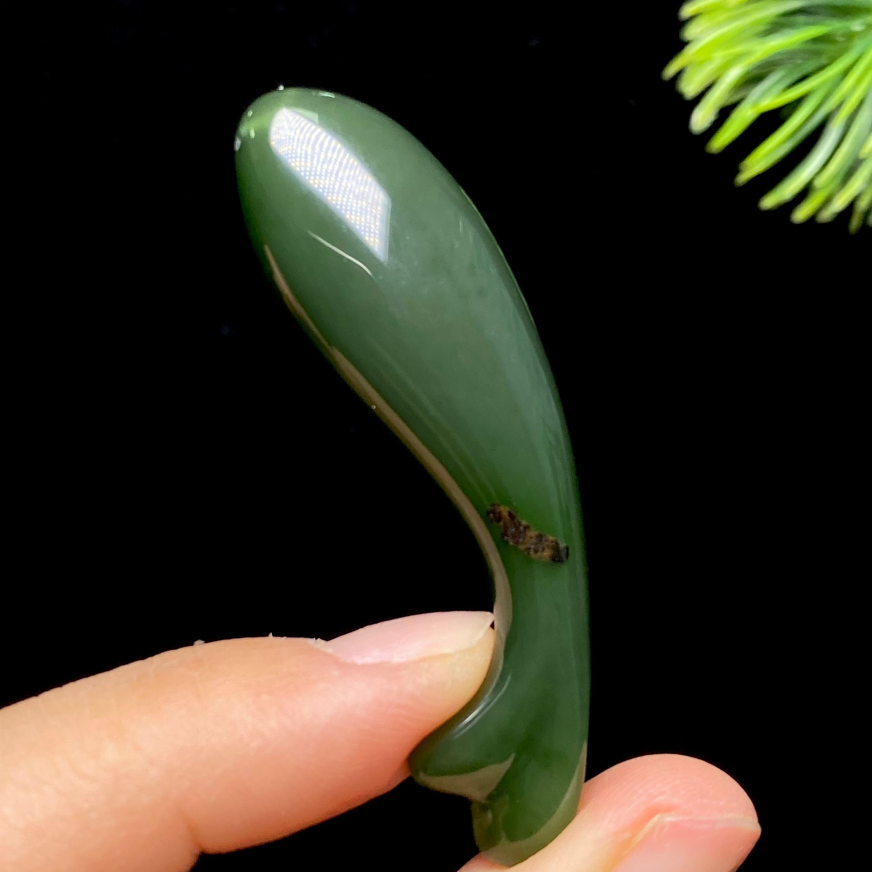 和田玉碧玉年年有余（11.6g）