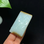 高品质新疆且末糖白玉上山虎挂件（62.5g）
