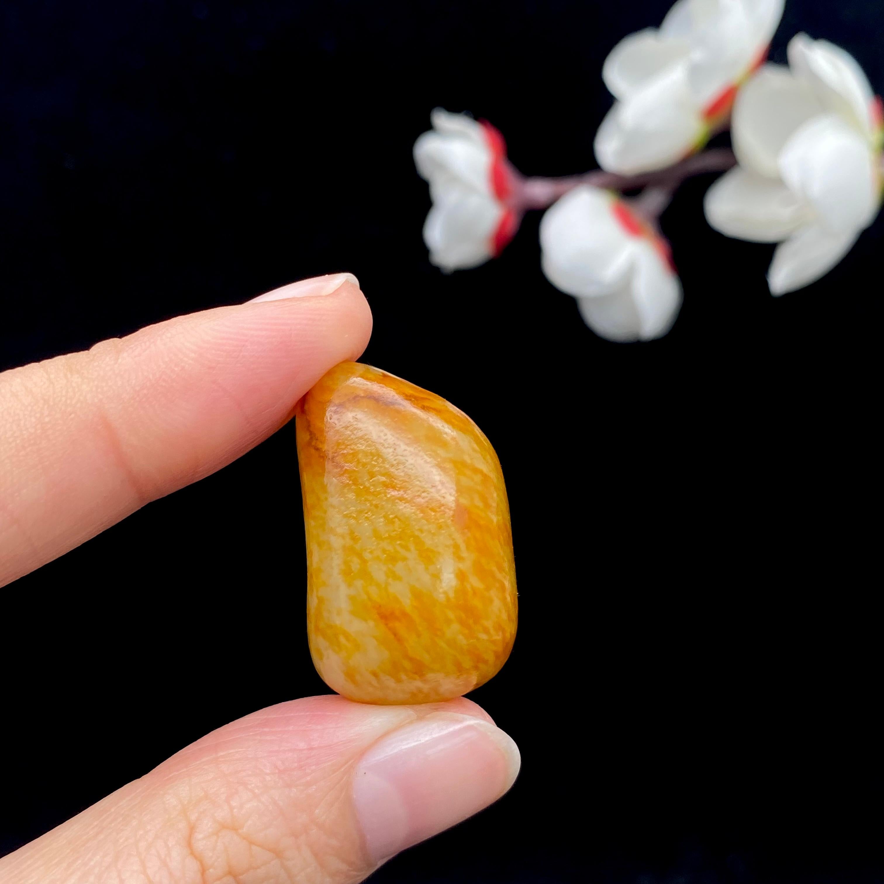 和田玉洒金皮籽料原石（14.1g）