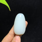 和田山料糖白玉观音挂件（43.2g）