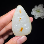 精品和田玉籽料观音挂件（30.5g）