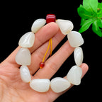 和田玉白玉籽料【精品手串】（59.4g）