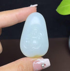 新疆和田玉且末糖白羊脂玉佛公（30.5g）