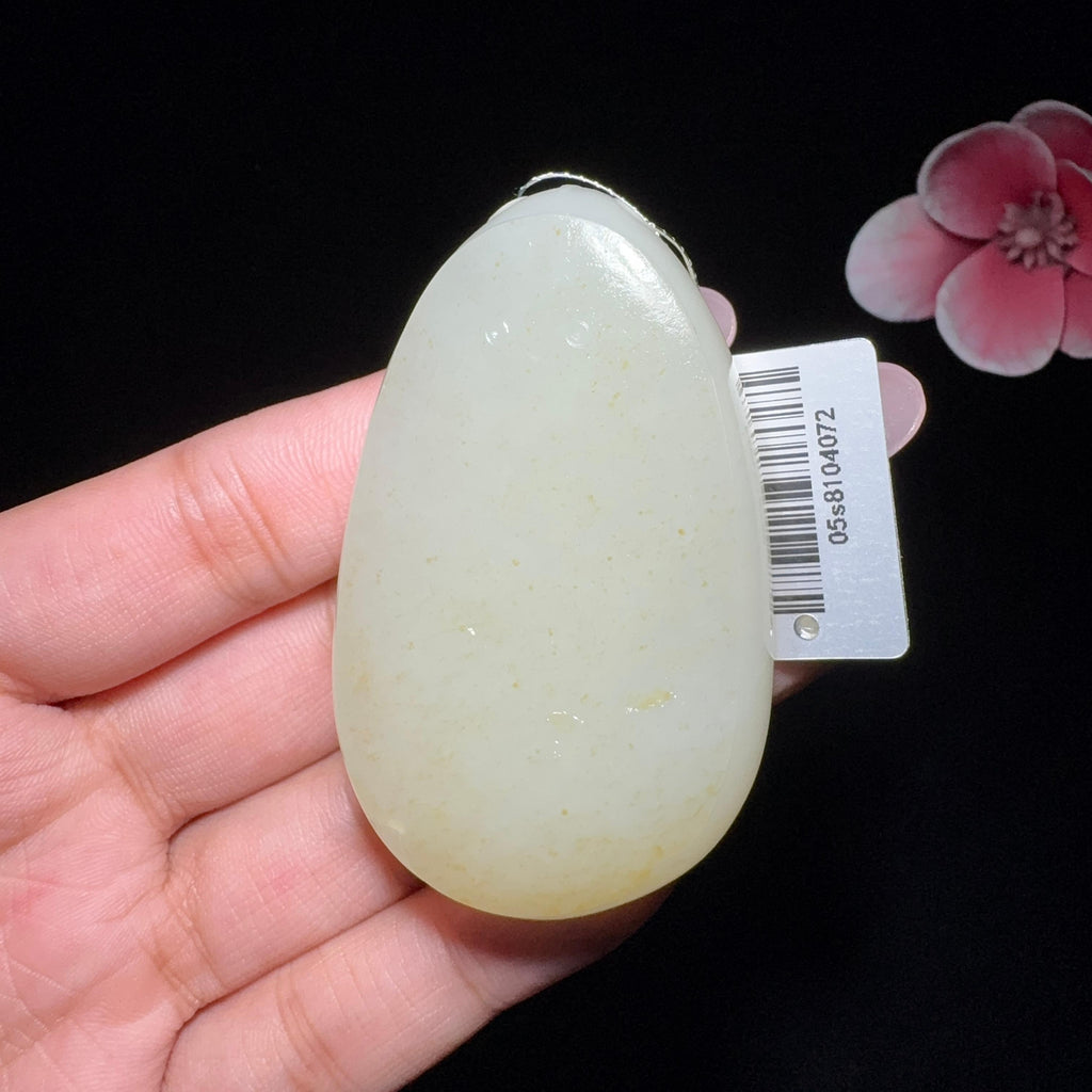 秒杀和田玉籽料平安无事牌（60.5g）