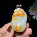 和田玉籽料收藏级挂件佛公（51.5g）