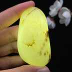 和田玉白玉籽料手把件（75.7g）