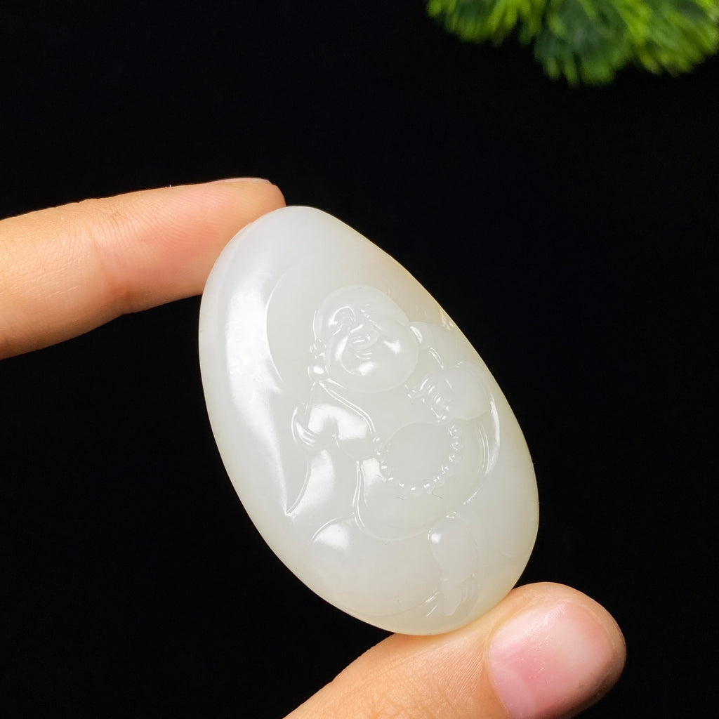 和田玉籽料佛公（42.9g）