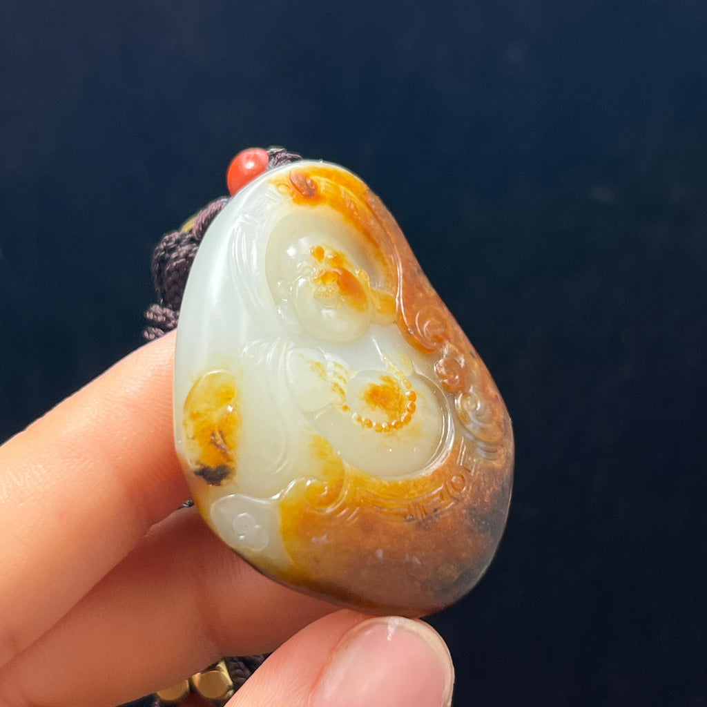 和田玉籽料弥勒佛（34.7g）