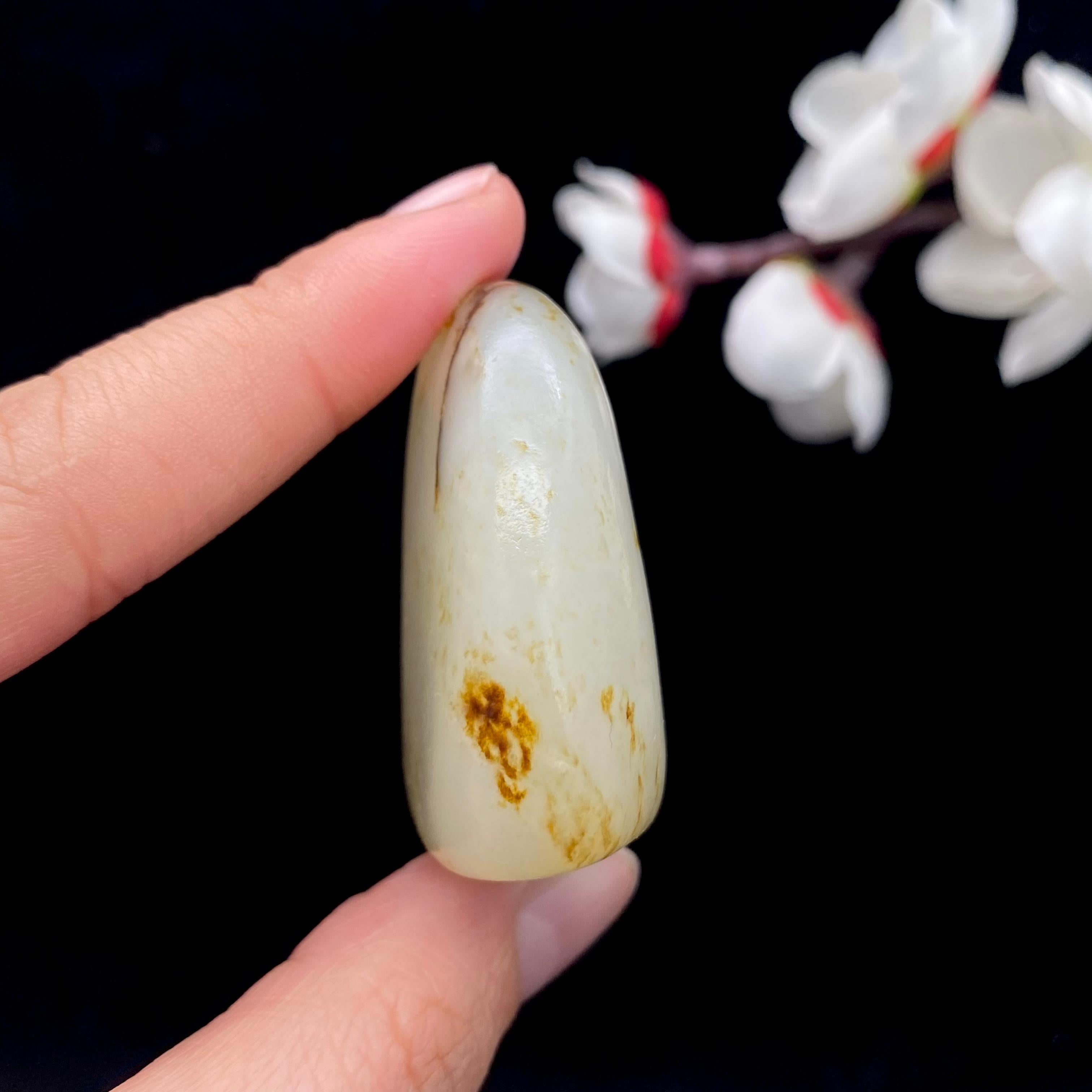 和田玉洒金皮籽料原石（42.3g）