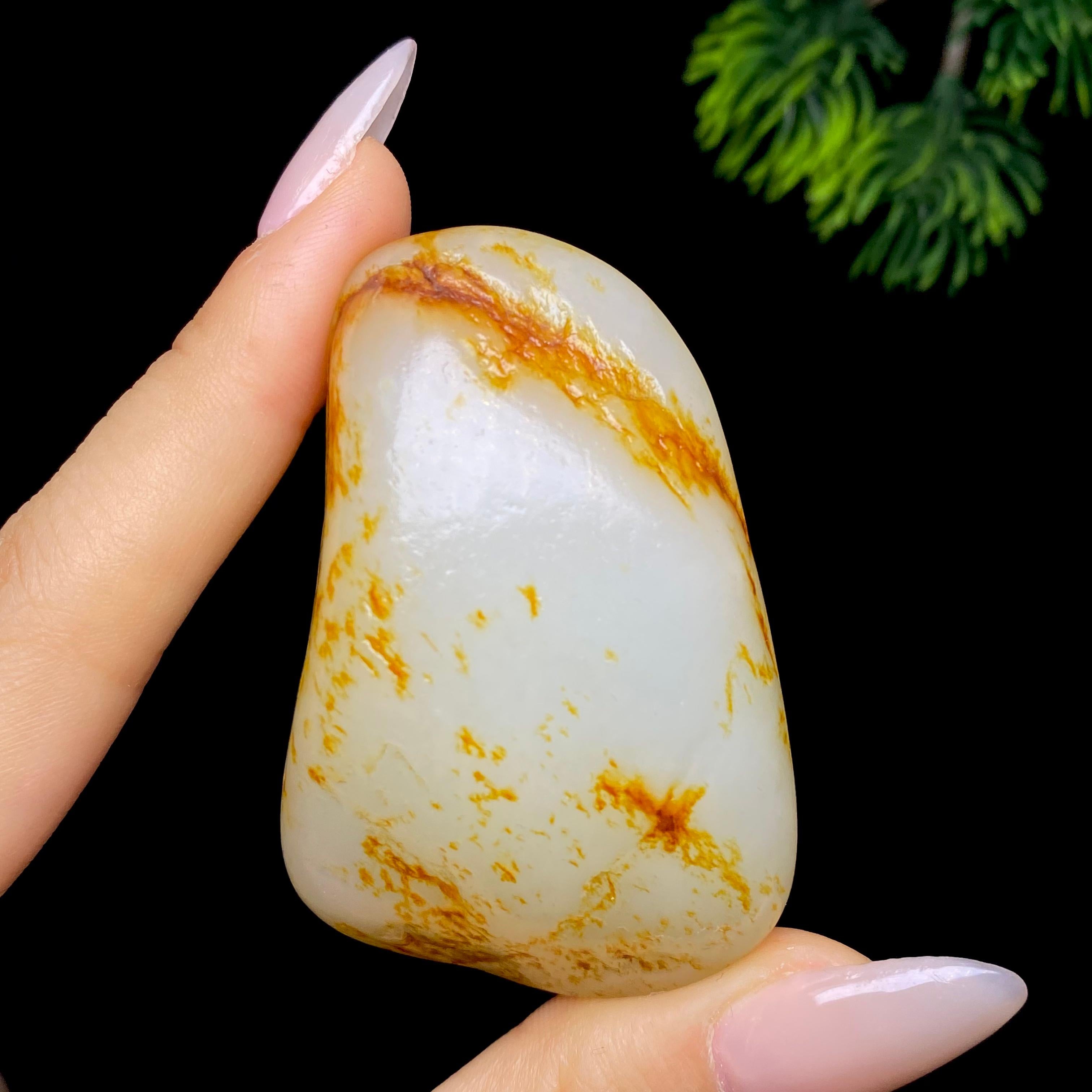和田玉红皮籽料（74.9g）