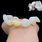 和田玉洒金皮籽料【精品手串】（61g）