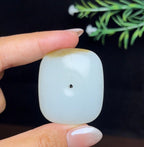 和田玉糖白平安无事牌（28.3g）