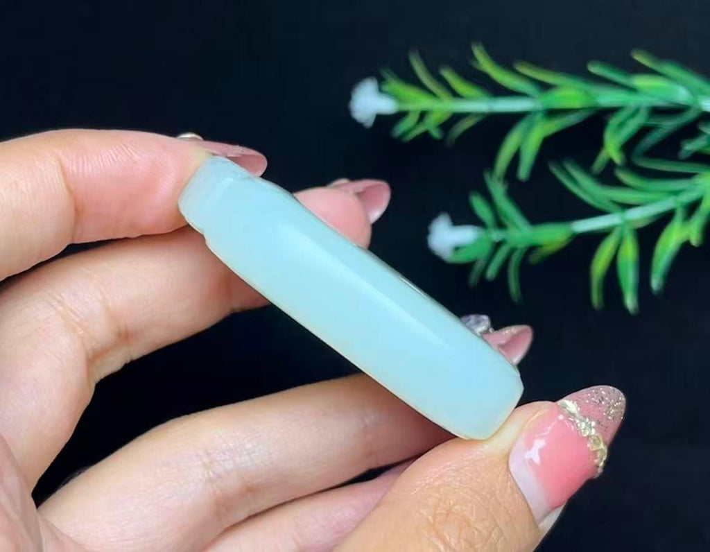 和田白玉平安无事牌（46.8g）