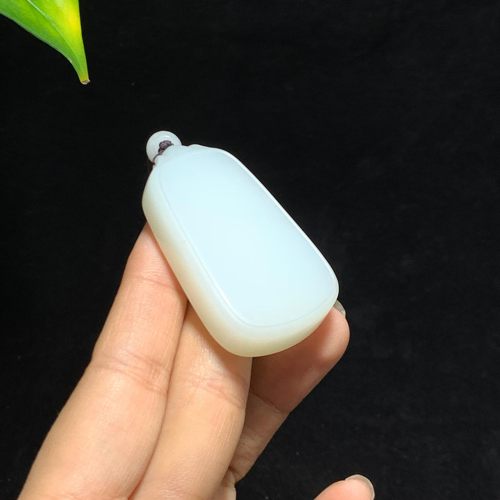 和田山料白玉无事牌挂件（40.0g）