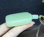 新疆和田玉若羌黄口平安无事牌（51.3g）