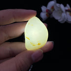 【超值推荐】和田玉洒金皮籽料挂件（18.8g）