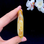 和田玉黄沁皮籽料原石（59.7g）