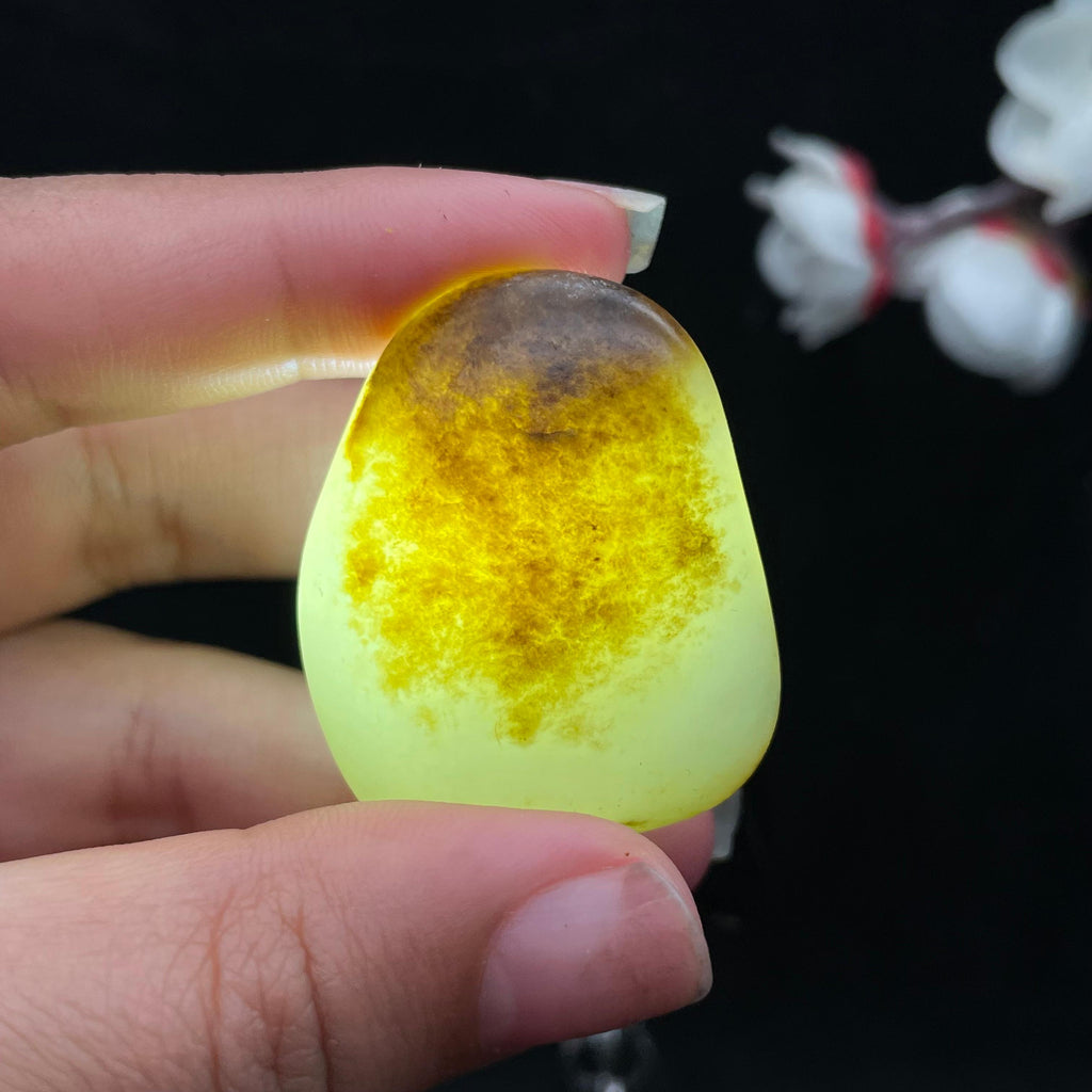 和田玉聚黄皮籽料（19.6g）