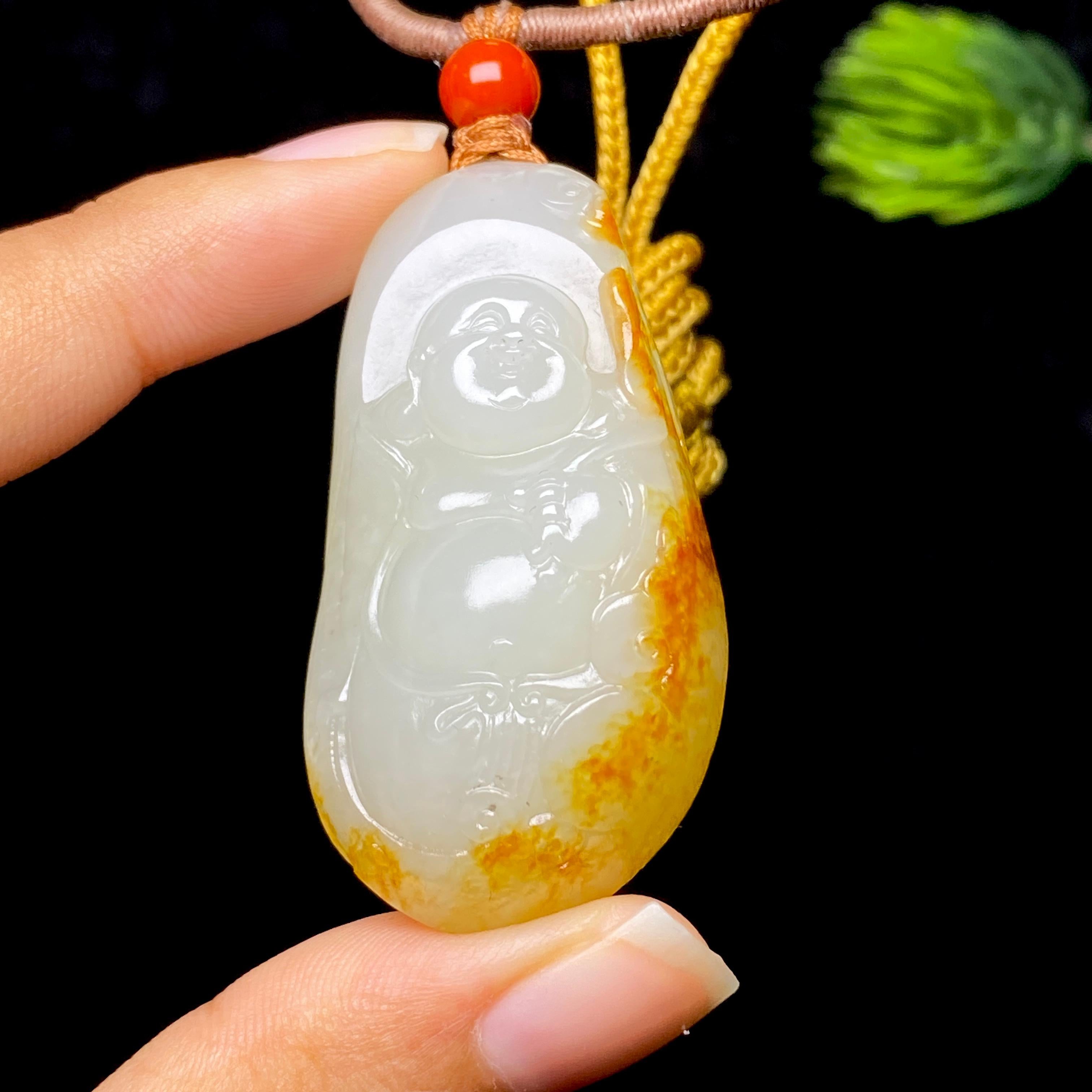和田玉籽料佛公（25.6g）