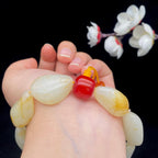 和田玉洒金皮籽料【精品手串】（60g）