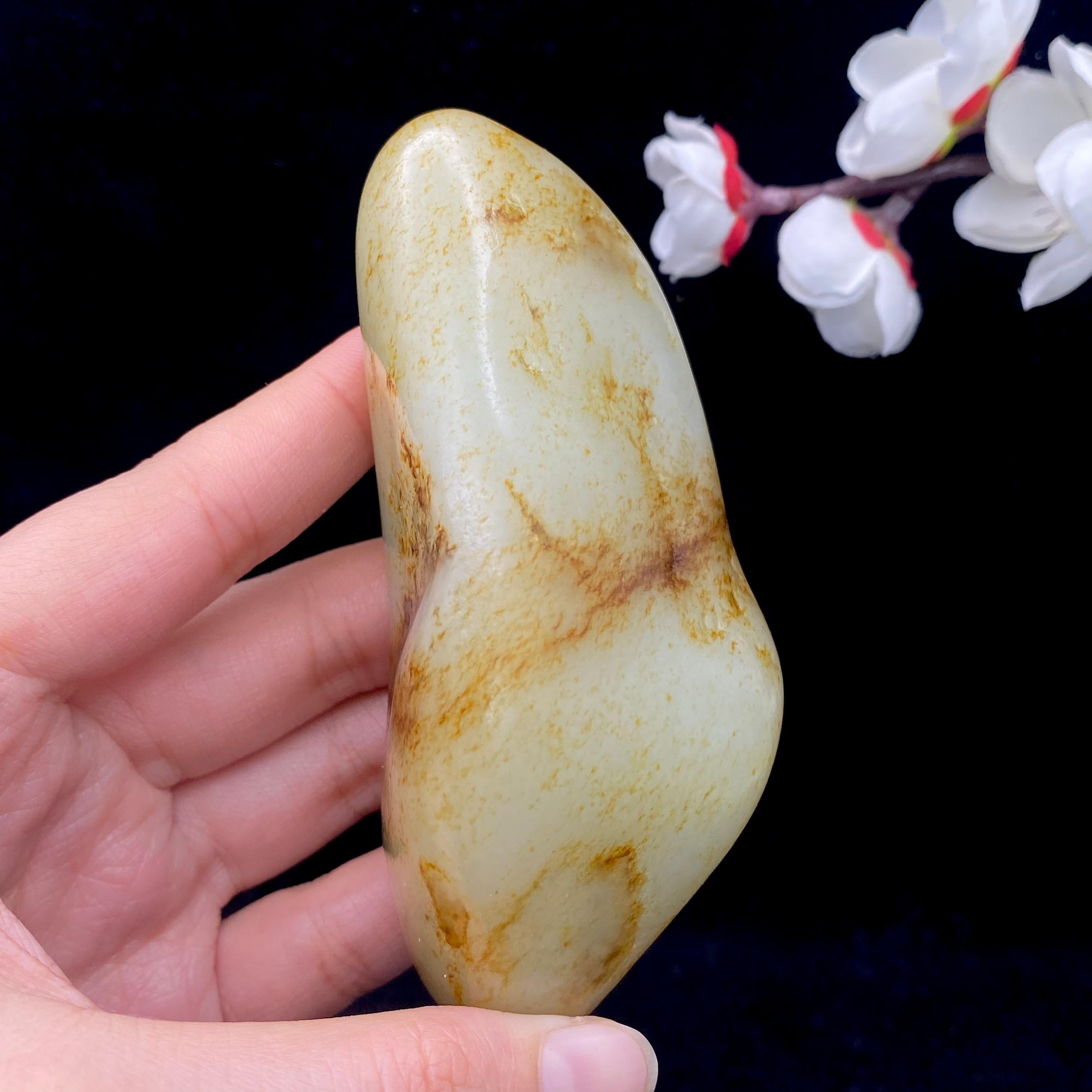 和田玉洒金皮籽料原石（228.5g）